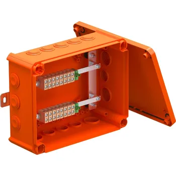 Elektroinstalační krabice OBO BETTERMANN Odbočné krabice, T250 s násuvnými těsnícími průchodkami, pro datovou techniku, 4×16 typ T250ED 4x16AD 7205768