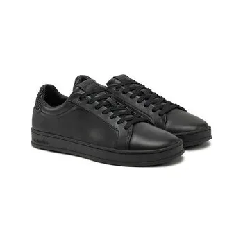 Pánské tenisky Sneakersy Calvin Klein Low Top Lace Up Woven HM0HM01767 Černá 43
