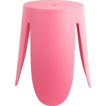 Stolička Present time Růžová plastová stolička Ravis 45 cm