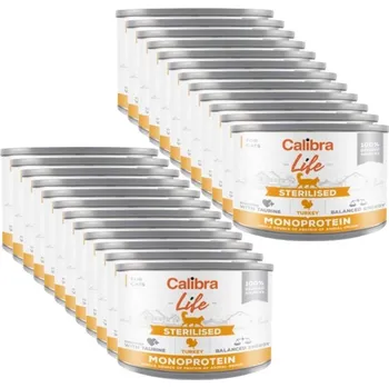 Krmivo pro kočku CALIBRA Cat Life Sterilised Turkey 24x200g