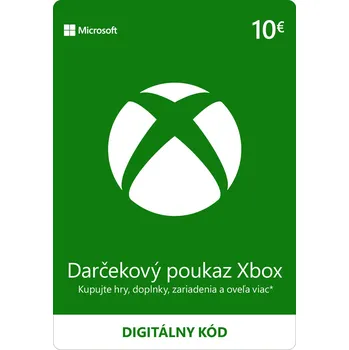 Hra pro Xbox One Microsoft ESD XBOX - Dárková karta Xbox 10 EUR K4W-02558