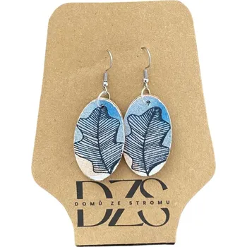 Náušnice Náušnice Květinový sen - modré