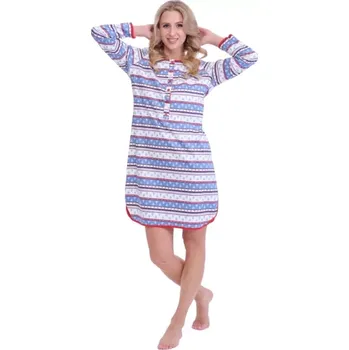 Dámská noční košile 2742/704 - dámská košile Ruko, M, mix vzor