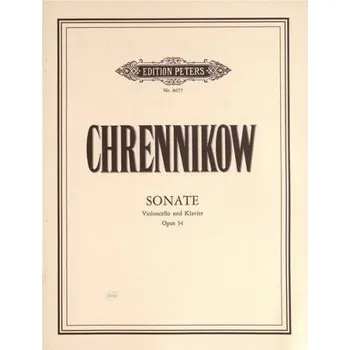 Tichon Chrennikov: Sonate Op.34 (noty na violoncello, klavír)