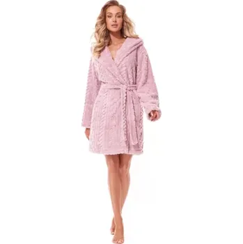 Dámské noční prádlo 2308/B802 - dámský župan L&L krátký, M, balet