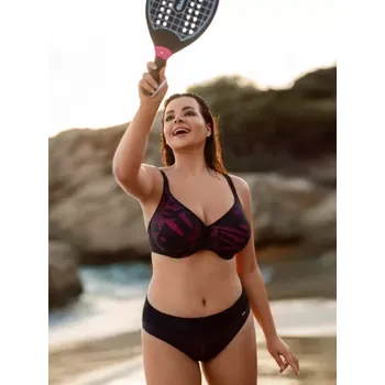 Dámské plavky 88250/82 - plavková podprsenka Triola, 85 G, tmavě růžová