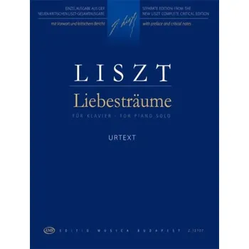 Franz Liszt: Liebesträume (noty na sólo klavír)