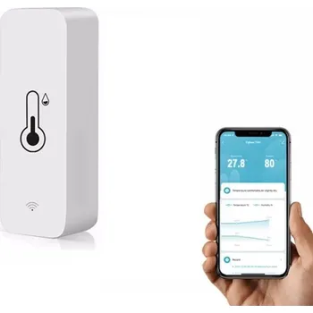Centrální jednotka pro chytrou domácnost Tuya TH01 wifi senzor teploty a vlhkosti Počet kusů: 5ks