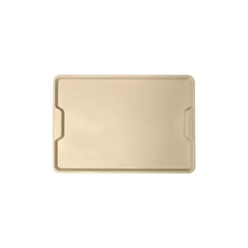 Jídelní podnos ergonomický s uchy, světlá slonovina, 600x400 mm