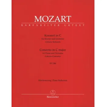 W.A. Mozart: Concerto No. 8 in C major K. 246 (noty na čtyřruční klavír)