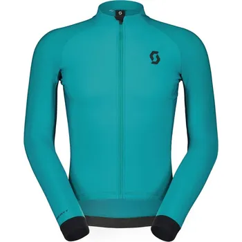 cyklistický dres SCOTT Pánský zimní cyklistickický dres RC Pro Warm LS ZIMA Zelená XL Pánské