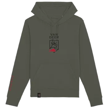 Dámská mikina Van Deer - Red Bull Sport Mikina s kapucí a logem VAN DEER Logo Hoody 2023/2024 Zelená S Pánské