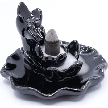 Aroma lampa Milujeme Kameny Stojánek na vonné kužely "Tekoucí dým" - Lotos 470794