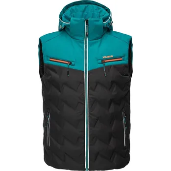 Pánská vesta Pánská Prošívaná vesta IGUANA ODEL M000221814 – Černá M