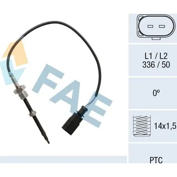Čidlo automobilu Čidlo, teplota výfukových plynů FAE 68025