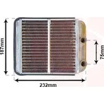 Výměník tepla, vnitřní vytápění VAN WEZEL 32006186