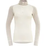 Triko DEVOLD Women Duo Active Zip Neck Barva: Raw White, Velikost: L