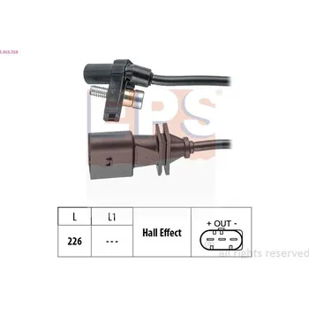 Motor automobilu Generátor impulsů, klikový hřídel EPS 1.953.759