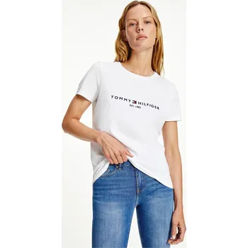 Dámské tričko Tričko Tommy Hilfiger WHITE YBR 1060576 8 (XS)