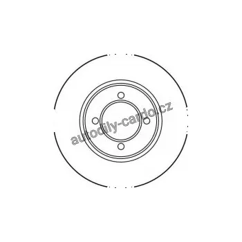 Brzdový kotouč Brzdový kotouč TRW DF1911 -