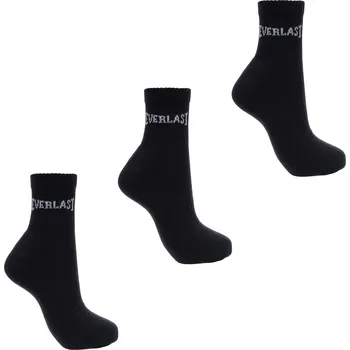 Oblečení a móda Ponožky Everlast Black 1020542 Mens 12+