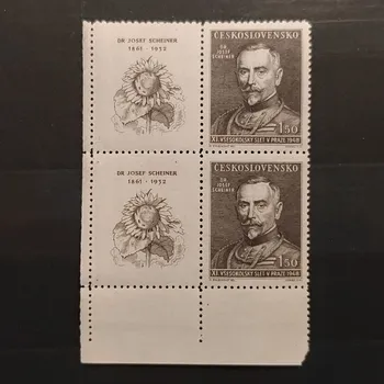 Sběratelství Víceblok ČSR, 1,50 Kčs, Pof.476**