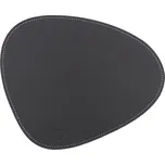 Podložka pod myš CURVE BULL 28 x 34 cm, hnědá, kůže, LIND DNA - doprava zdarma od 2999 Kč