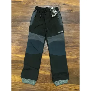 Chlapecké kalhoty Dětské softshellové kalhoty WOLF s fleesovou podšívkou vel. 116, 122, 128, 134, 146