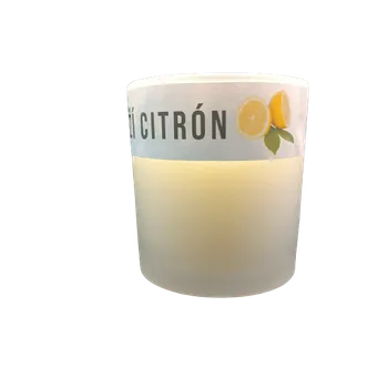 Svíčka Fajnpocit svíčka ve skle s vůní svěžího citrónu