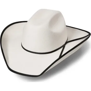 Stars & Stripes Klobouk westernový Iowa Silverbelly Stars & Stripes, bílý Obvod hlavy: 57 cm