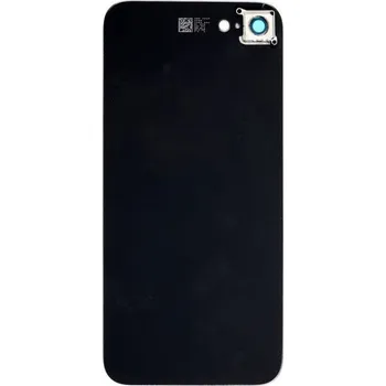 Náhradní díl pro mobilní telefon Sklo zadního krytu + sklíčko zadní kamery 8 - černé IPH0828
