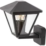 Černé fasádní svítidlo Paravento Up pro žárovku E27 - Rabalux - 7146 - 7146