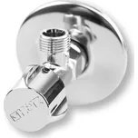 Herz HERZ - Ventil rohový - se sedlem Povrchová úprava: chrom, #UH16004: Ventil rohový, se sedlem, 16004, G1/2" s had. přípojkou 3/8"