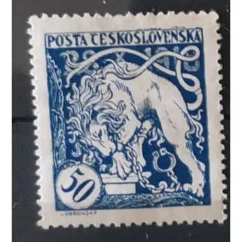 Sběratelství Známka ČSR, 50h, Pof.29A*