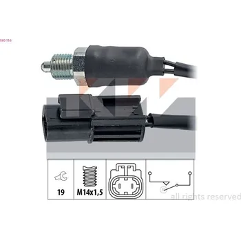 Spínač, světlo zpátečky KW 560 116