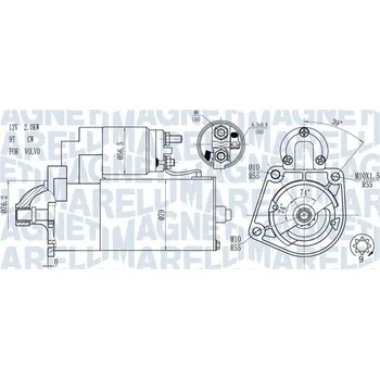 Startér Startér MAGNETI MARELLI 063721271010