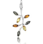 Jan Kos Jewellery Stříbrný přívěsek jantar 12125466