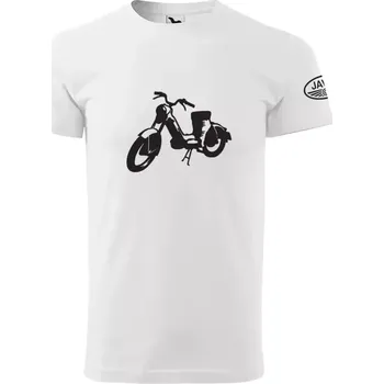 Pánské tričko Tričko JAWA pařez 10T - bílá / XL