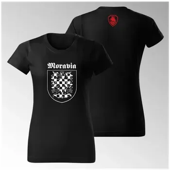 Dámské tričko Dámské tričko Moravia 6TD - černá / XL