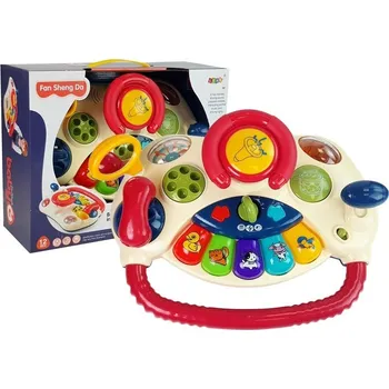 Mamido Interaktivní volant pro děti bílý