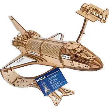 3D puzzle Ugears 3D Dřevěné mechanické puzzle NASA Vesmírný raketoplán