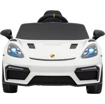 Dětské elektrovozidlo Dětské elektrické auto Porsche 718 Spyder RS s panelem MP4 – Bílá