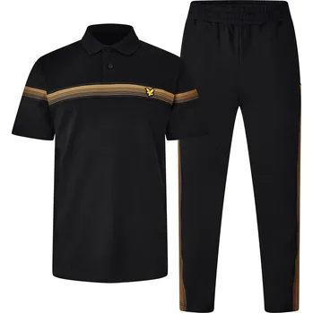 Pánské tričko Tričko Lyle and Scott Jet Black X124 1056312 XS