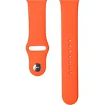 Devia Náhradní pásek Deluxe Sport k hodinkám Apple Watch oranžový, kompatibilní s velikostmi 42mm, 44mm, 45mm, 49mm