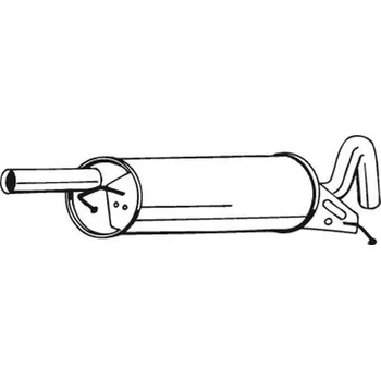 Tlumič výfuku Zadní tlumič výfuku BOSAL 233-117