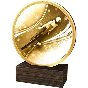 Poháry Bauer Dřevěná plaketa TFRW802 | Skoky na lyžích