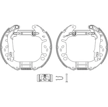 Brzdová čelist Sada brzdových čelistí TEXTAR 84065402