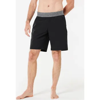 KIMJALY Pánské lehké kraťasy na dynamickou jógu černé XL ČERNÁ