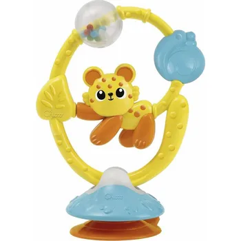 Chicco Hračka na jídelní židličku 2 v 1 Jungle Friend 6 m+