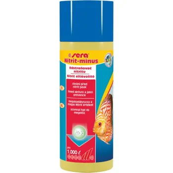 Akvarijní chemie Přípravek pro snížení obsahu nitridů - Sera Nitrit-minus 250 ml